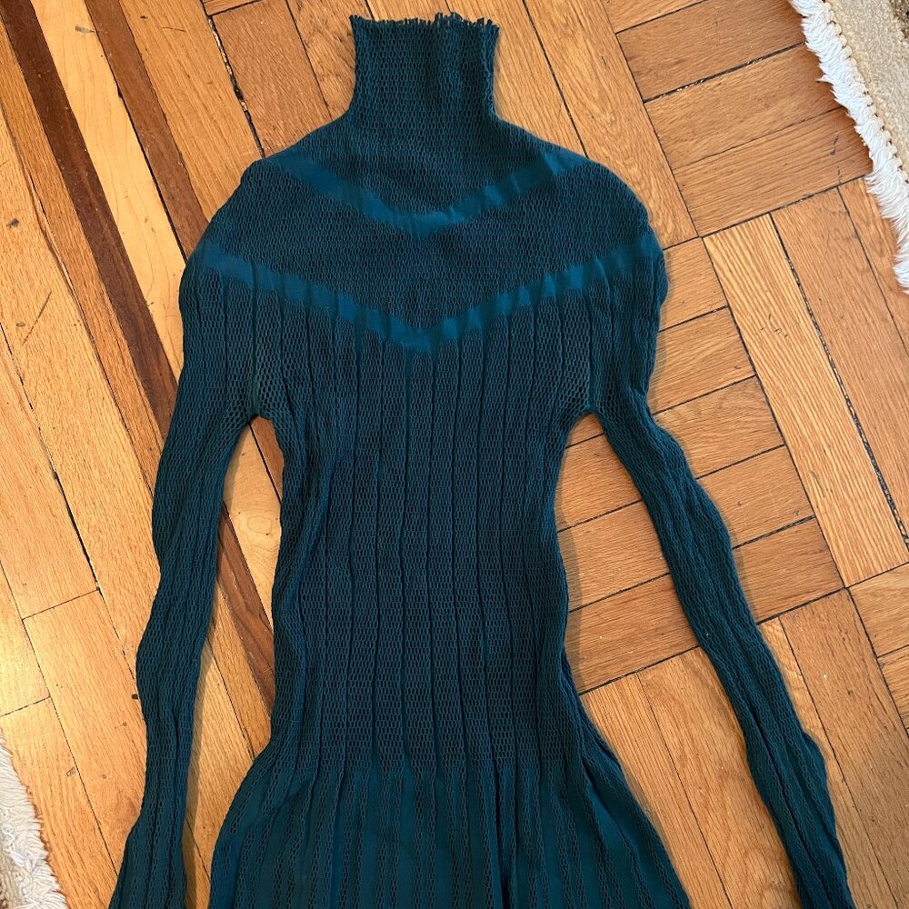 **ISSEY MIYAKI ARCHIVE** Long Sleeve Variegated Turtleneck